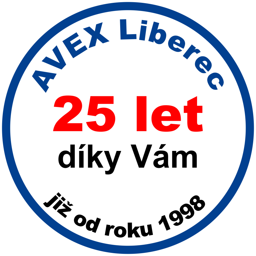Avex Liberec spol. s r.o. 25 let